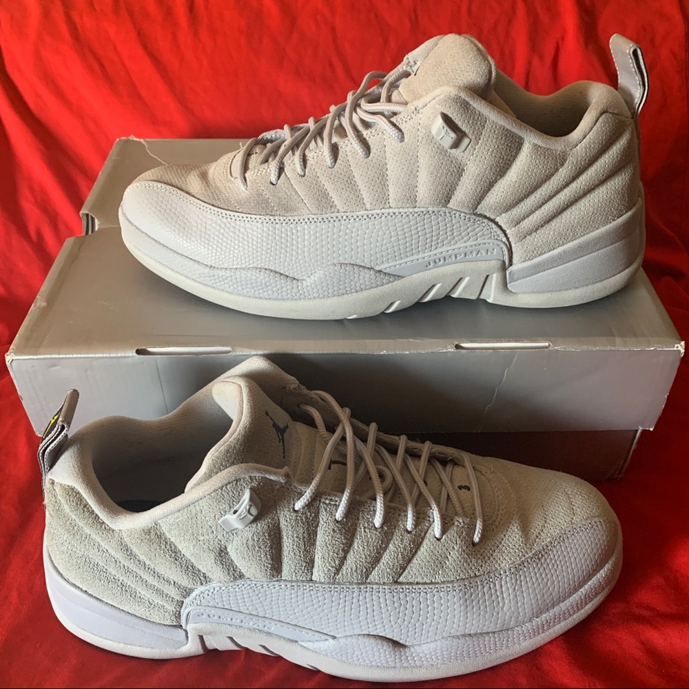 Mens Jordan Retro 12 Low ‘Wolf Grey’ (10.5)